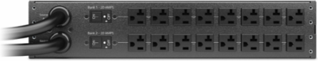 NetShelter Rack Automatic Transfer Switch, 2U, 30A, 120V, 13.96 lb, 8 ft Cord