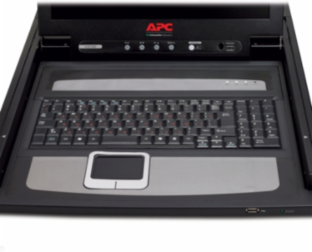 17 Inch Rack LCD Console - Black, 1U Height, USB KVM Compatibility