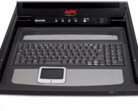 17 Inch Rack LCD Console, Black, 1U Height, RoHS Compliant