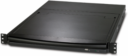 17 Inch Rack LCD Console with 8 Port KVM Switch, 1U Height, 30.36 lb Weight