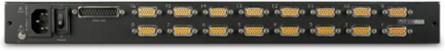 17 Inch Rack LCD Console with 16 Port KVM Switch, 1U, 30.86 lb, 120/240 V