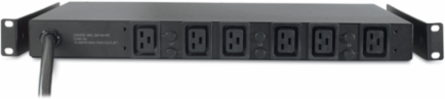 Rack PDU 1U 14.4kW 208V (6) C19, 17.20 Inch Width, 10 Inch Depth, 17.59 lb Weight