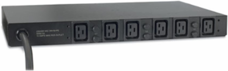 Rack PDU 1U 14.4kW 208V (6) C19, 17.20 Inch Width, 10 Inch Depth, 17.59 lb Weight