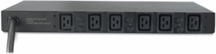 Rack PDU 1U 14.4kW 208V (6) C19, 17.20 Inch Width, 10 Inch Depth, 17.59 lb Weight