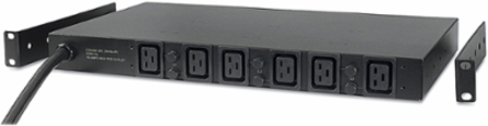 Rack PDU 1U 14.4kW 208V (6) C19, 17.20 Inch Width, 10 Inch Depth, 17.59 lb Weight