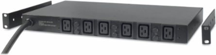 Rack PDU 1U 14.4kW 208V (6) C19, 17.20 Inch Width, 10 Inch Depth, 17.59 lb Weight