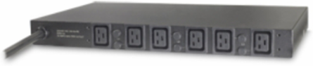 Basic Rack PDU 1U 22kW 400V (6) C19, IEC Input, Black, CE Approved