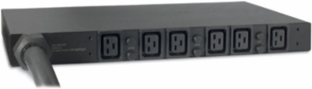 Basic Rack PDU 1U 22kW 400V (6) C19, IEC Input, Black, CE Approved