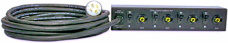 Rack PDU Extender 2U, 30A, 100/120/200/208V, (4) NEMA L14-30P, 17.20 Inch Width