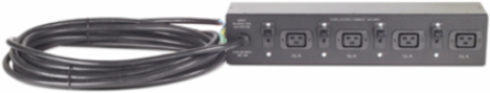 Rack PDU Extender 2U 32A 230V (4) IEC C19, Black, 3.5 Inch Width