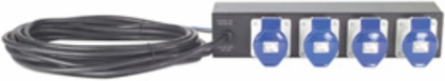 Rack PDU Extender 2U 32A 230V (4) IEC 309-32, Black, CE VDE Approved