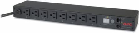 Rack PDU Metered 1U 15A 120V (8) 5-15, 17.48 Inch Width, 4.02 Inch Depth, 12 ft Cord
