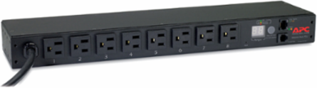 Rack PDU Metered 1U 15A 120V (8) 5-15, 17.48 Inch Width, 4.02 Inch Depth, 12 ft Cord