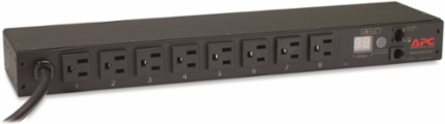 Rack PDU Metered 1U 15A 120V (8) 5-15, 17.48 Inch Width, 4.02 Inch Depth, 12 ft Cord