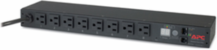 Rack PDU Metered 1U 15A 120V (8) 5-15, 17.48 Inch Width, 4.02 Inch Depth, 12 ft Cord