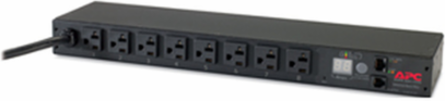 Rack PDU Metered 1U 20A 120V (8) 5-20 12 ft Cord, 3.81 lb, Energy Efficient
