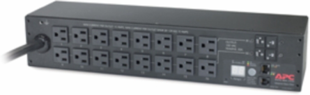 Metered Rack PDU, 2U, 16 Outlets, 100V, 4.41 Inch Depth, NEMA L5-30P