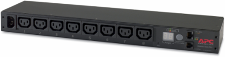 Metered Rack PDU 1U 12A/208V 10A/230V (8) C13, 4.02 Inch Depth, 1.73 Inch Height, 17.48 Inch Width