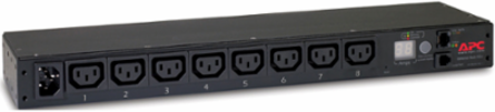 Metered Rack PDU 1U 12A/208V 10A/230V (8) C13, 4.02 Inch Depth, 1.73 Inch Height, 17.48 Inch Width