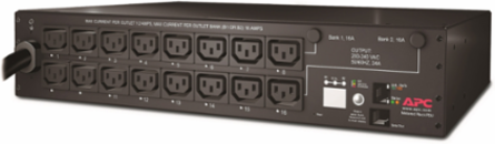 Switched Rack PDU 2U 30A 208V (16)C13, 10 Inch Depth, 17.48 Inch Width, 12 ft Cord
