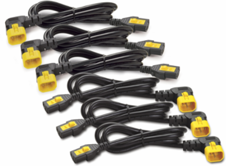 NetShelter Power Cord Kit, Locking C13 to C14 (90 Degree), 4 ft Length, 2.23 lb