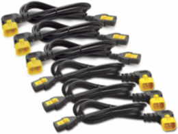 Power Cord Kit, C13 to C14 Locking, 1.8m, 6 Jumper Cords, Black