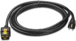 Locking Power Cord, IEC C19 to NEMA 5-15P, 9.84 ft (3 m), 120 V