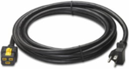Locking Power Cord, IEC C19 to NEMA 5-20P, 3.00m Length, 120V, 1.57 lb