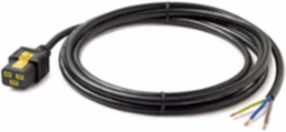 Locking C19 Power Cord, Rewireable, 3.0m Length, 240V Output