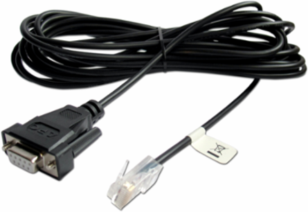 UPS Communication Cable 15 ft, DB-9 to RJ-45, 8.74 Inch Width, 2.24 Inch Height
