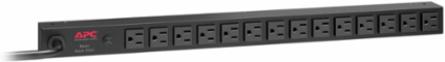 Rack PDU Zero U, 20A, 120V, 12 ft Cord, Lightweight 4.85 lb