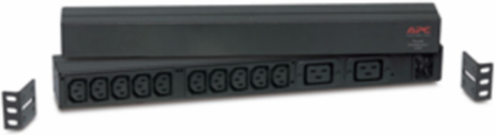 Basic Rack PDU, 1U, 16A, Input Voltage 208V/230V, (10)C13 & (2)C19 Outputs