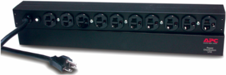Rack PDU 1U 20A 120V NEMA 5-20P 12 ft Cord
