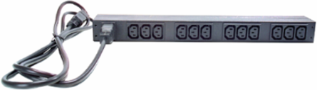 NetShelter Basic Rack PDU, 1U, 230V, 16A, 12 x C13 Outlets, 8.2 ft Cord
