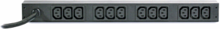 Rack PDU 1U 16A 208V (12)C13, 17.60 Inch Width, 2.24 Inch Depth, 5.51 lb