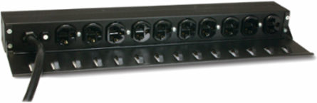 Cord Retention Bracket for Rack PDU, 1U, 17.52 Inch Width, 3.27 Inch Depth