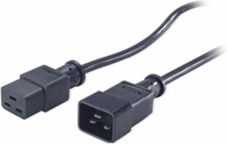 IEC C19 to C20 Power Cord, 0.6m Length, 0.35 lb