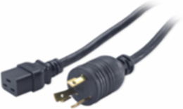 NetShelter Power Cord, IEC C19 to NEMA L6-30P, 8 ft (2.4m), 1.37 lb (0.62 kg)