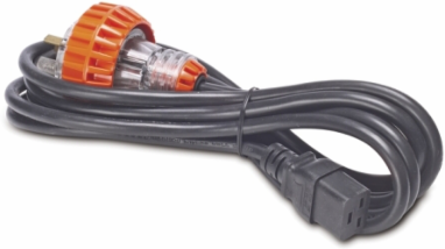C19 to 15A Australia Plug Power Cord, 3.7m Length, Black