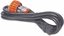 C19 to 15A Australia Plug Power Cord, 3.7m Length, Black
