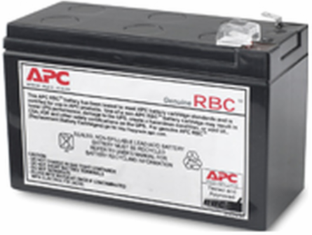 Replacement Battery Cartridge, VRLA 7Ah 12VDC, 4.85 lb, 2-Year Warranty