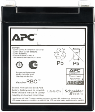 Replacement Battery Cartridge VRLA 6Ah 12V DC 4.21 Inch Height 2-Year Warranty