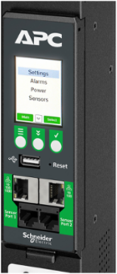 NetShelter Rack PDU Advanced, 3Phase, 22.1kW 400V, 48 Outlets, 2.20 Inch Width