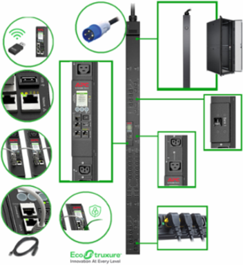 Rack PDU 9000 Switched 17.3kW 208V 6 ft Cord, 72.17 Inch Height, 30.86 lb Weight