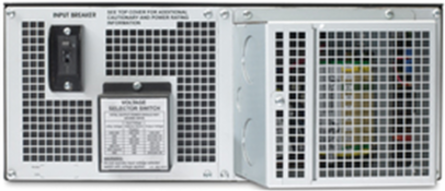20KVA Rack-Mountable Isolation Transformer, 4U, 260.54 lb, Input Voltage 100-400 V