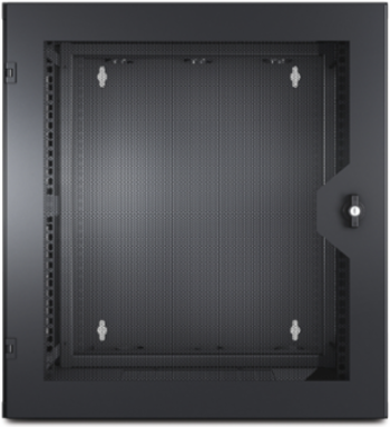 13U Wallmount Rack Cabinet 24.84 Inch Depth, 94.20 lb Weight, Vented Door