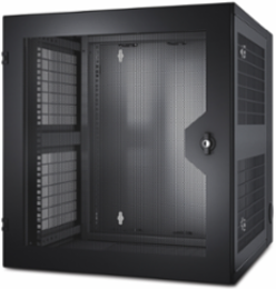 13U Wallmount Rack Cabinet 24.84 Inch Depth, 94.20 lb Weight, Vented Door
