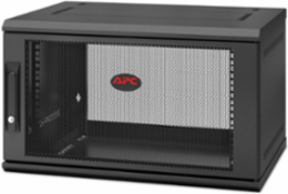 NetShelter 6U Wallmount Rack Enclosure Cabinet 15.75 Inch Depth, 24.49 lb Weight