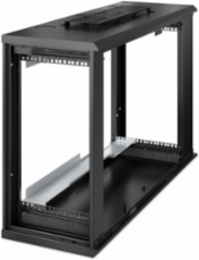 Low-Profile 6U Wall-Mount Rack Enclosure Cabinet 230V, Supports 250lbs, 30 Inch Depth