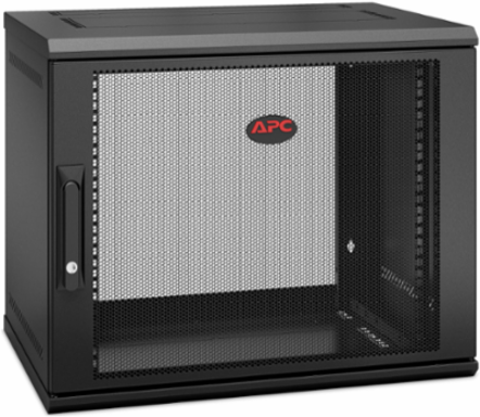 NetShelter 9U Wallmount Rack Enclosure Cabinet 28.70 lb 19 Inch Height